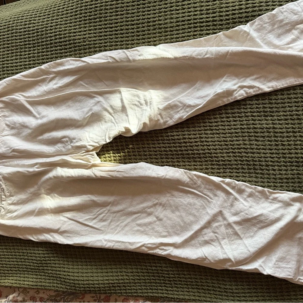 Banana Republic Men's Cream Linen Pants